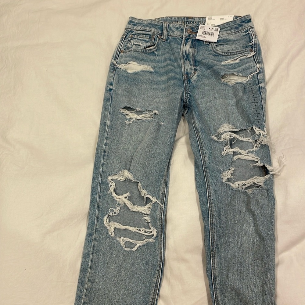 American Eagle Strigid Mom Jeans